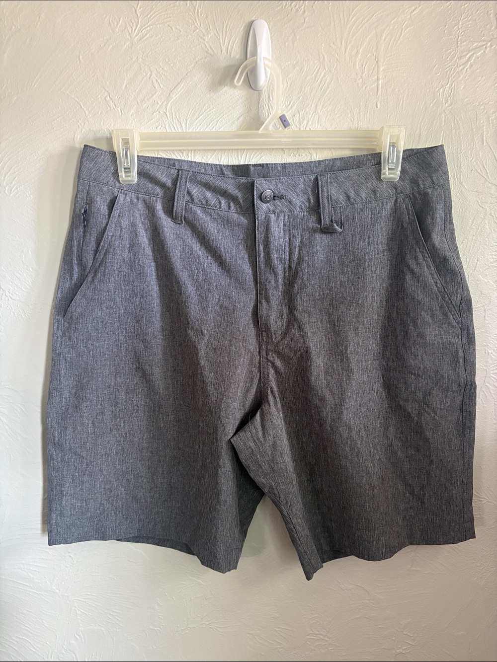 tentree Gray Flat Front Men's Shorts